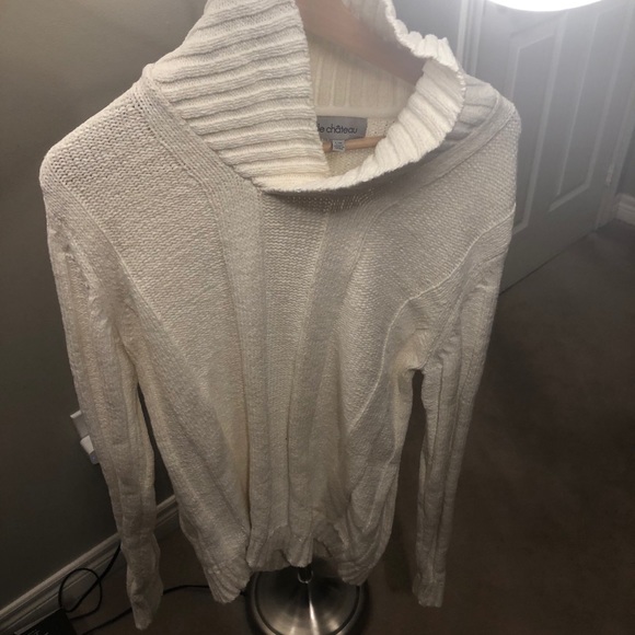 BNWOT Le Chateau men’s Shawl sweater in Sz L!! - Picture 3 of 8